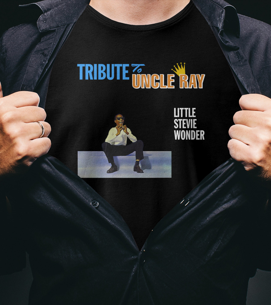 Tribute To Uncle Ray Little Stevie Wonder T-Shirt