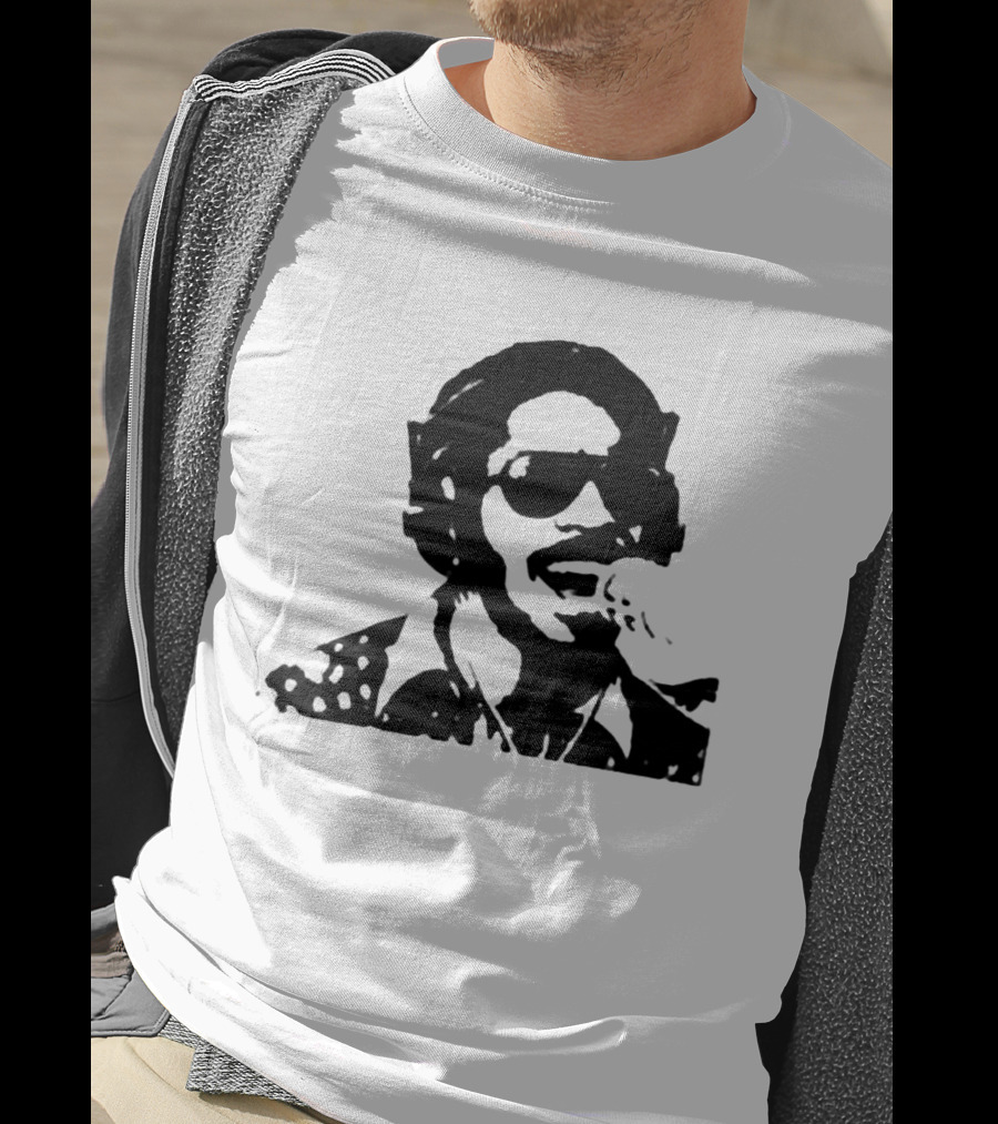 Stevie Wonder Iconic Microphone Performance Sw T-Shirt