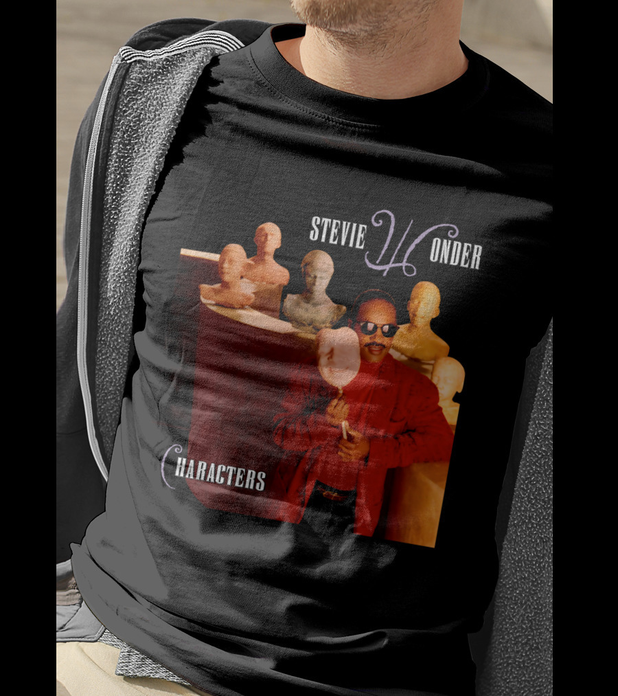 Stevie Wonder Characters T-Shirt