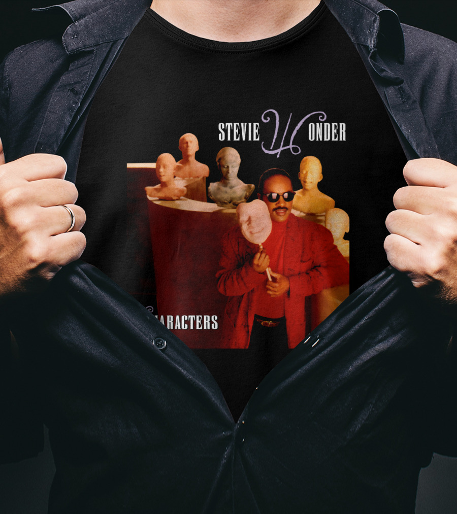Stevie Wonder Characters T-Shirt