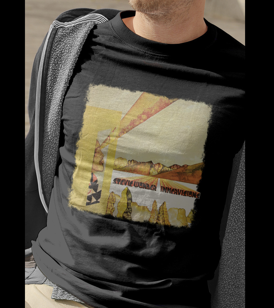 Stevie Wonder Innervisions Album Art Cover T-Shirt