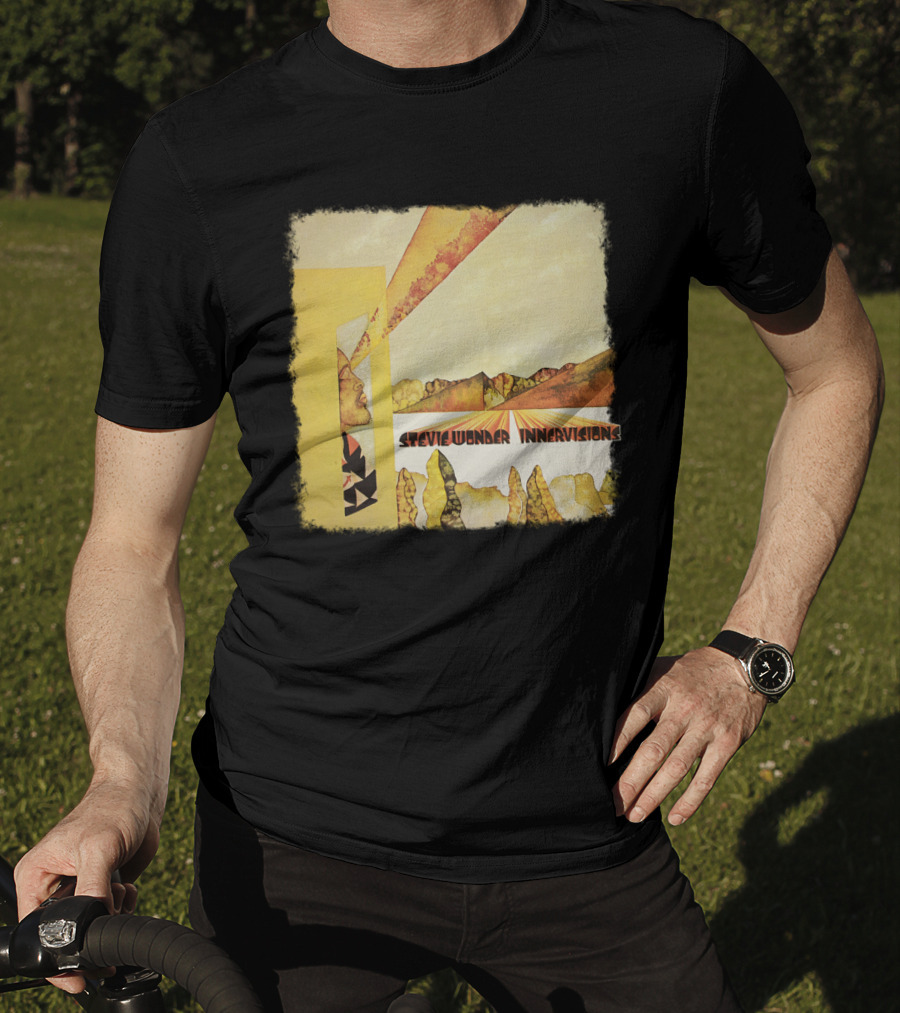 Stevie Wonder Innervisions Album Art Cover T-Shirt