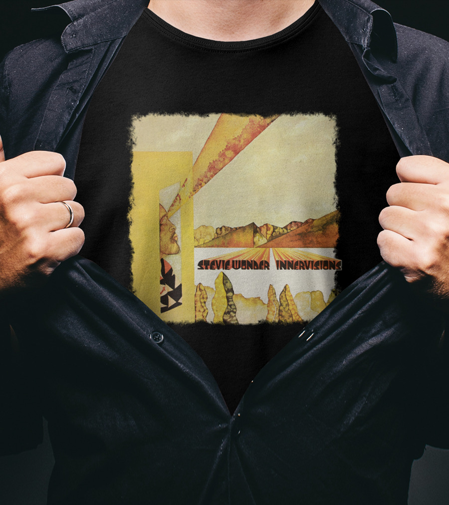 Stevie Wonder Innervisions Album Art Cover T-Shirt