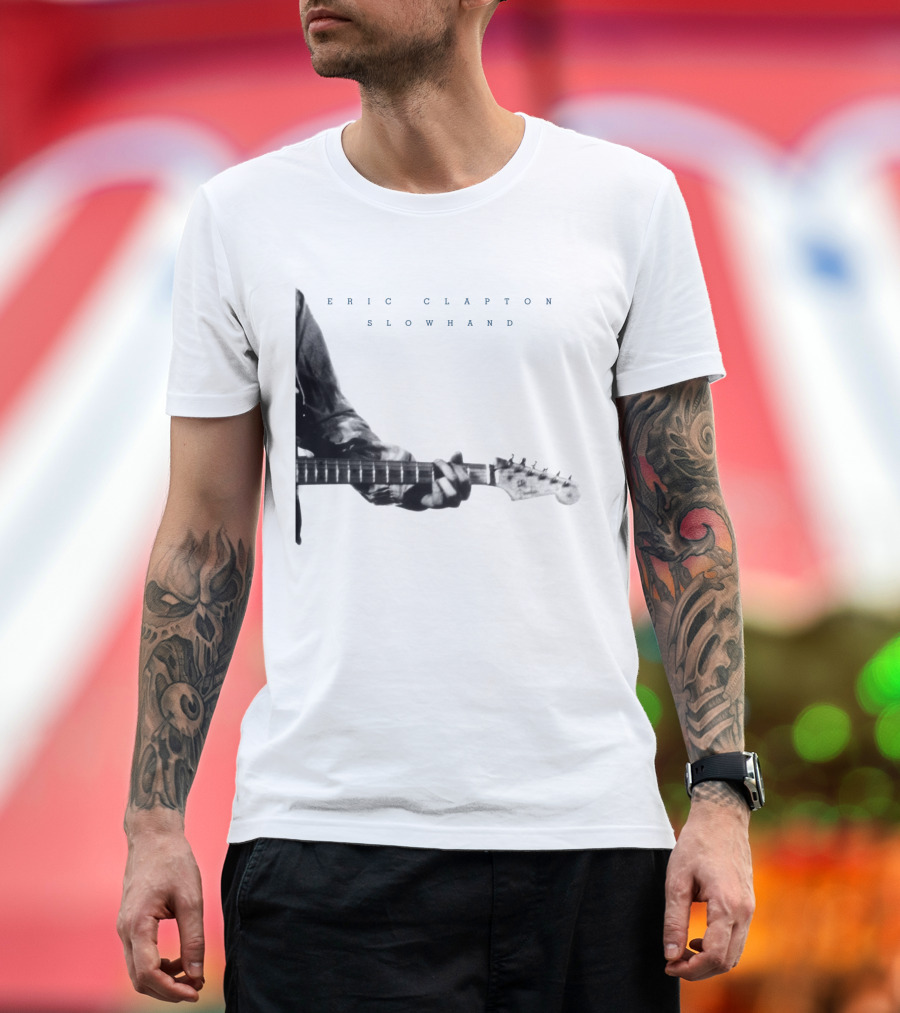 Eric Clapton Slowhand Album Cover Guitarist T-Shirt