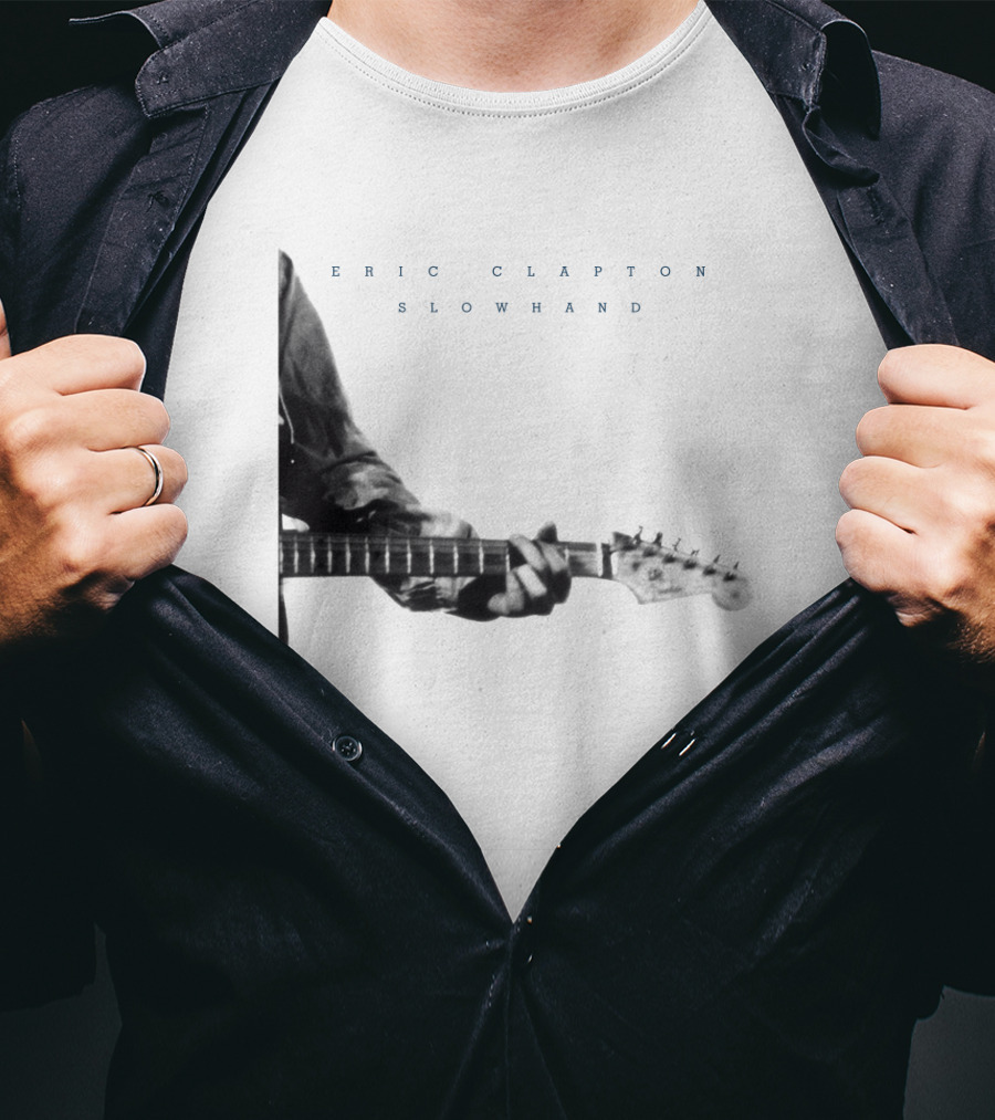 Eric Clapton Slowhand Album Cover Guitarist T-Shirt
