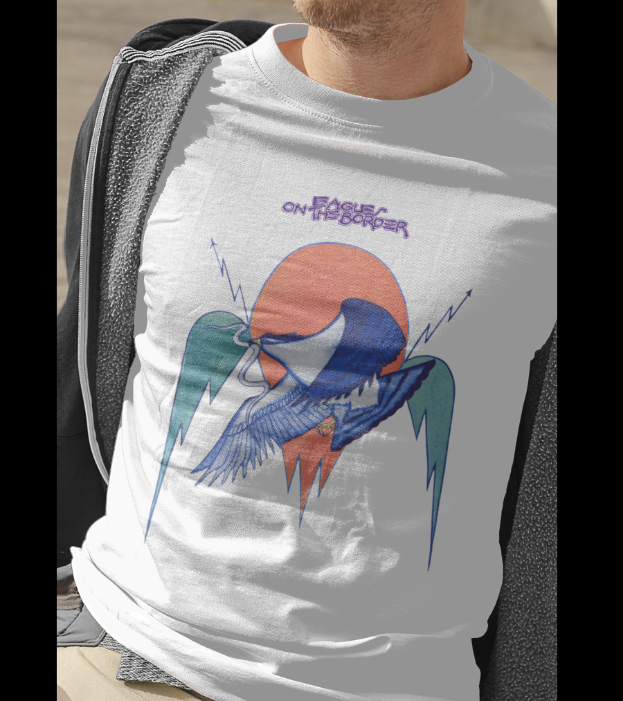 Eagles On The Border Retro Album Art T-Shirt
