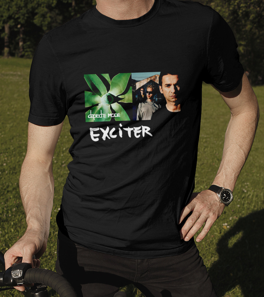 Depeche Mode Exciter Album Cover Plant And Band Members T-Shirt