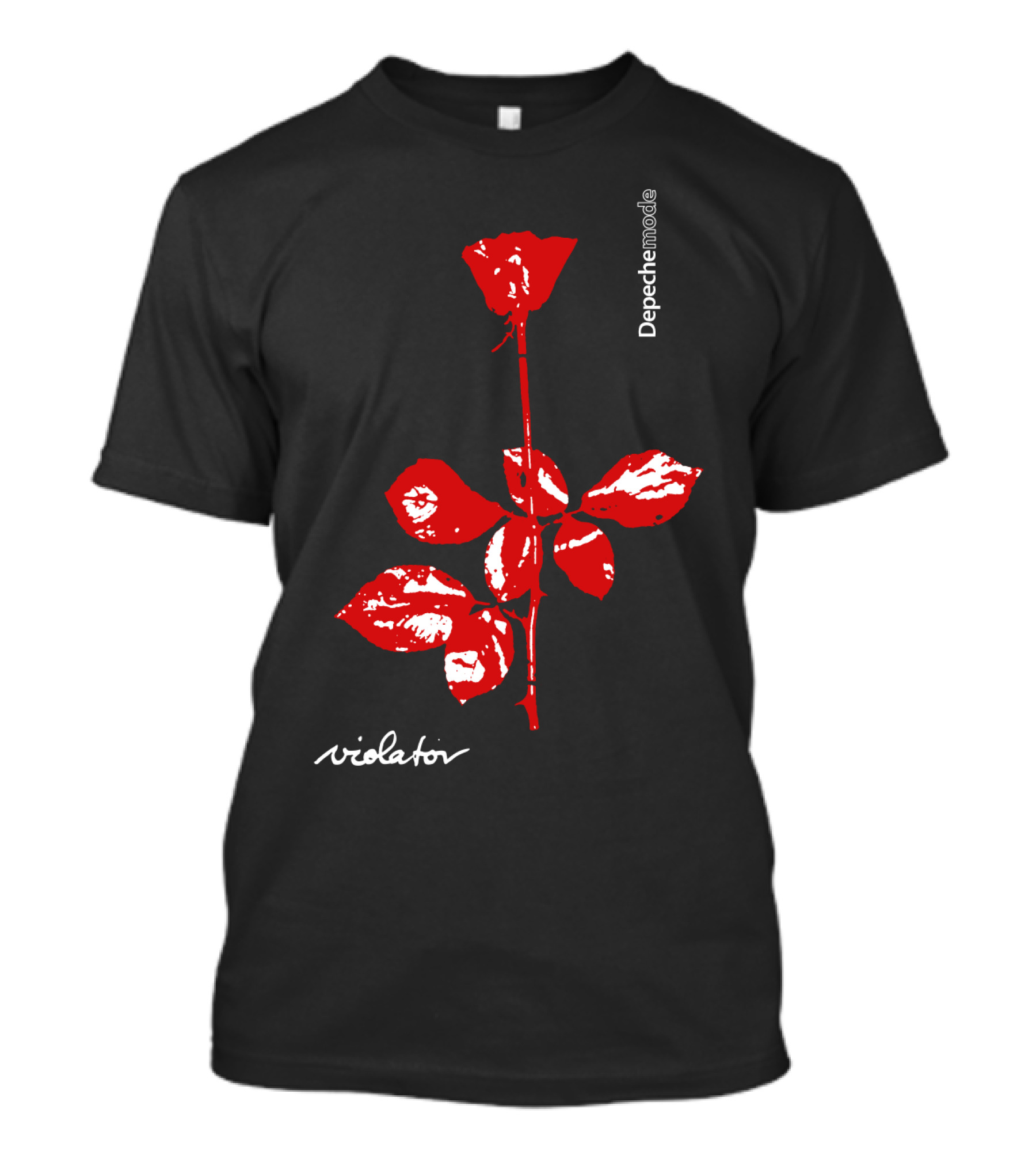 Depeche Mode Violator Red Rose T-Shirt