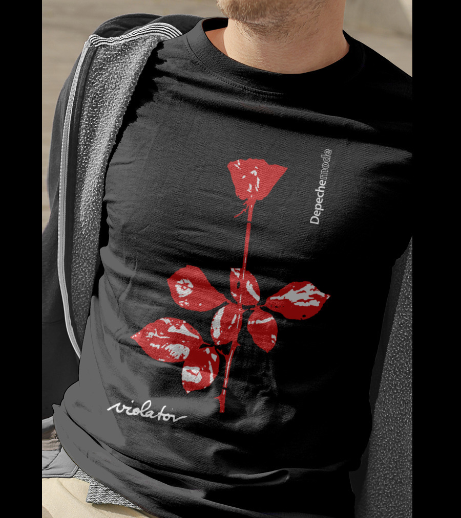 Depeche Mode Violator Red Rose T-Shirt