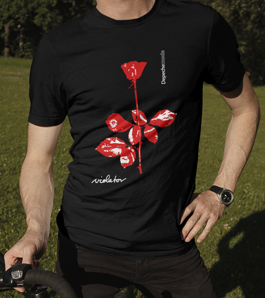 Depeche Mode Violator Red Rose T-Shirt