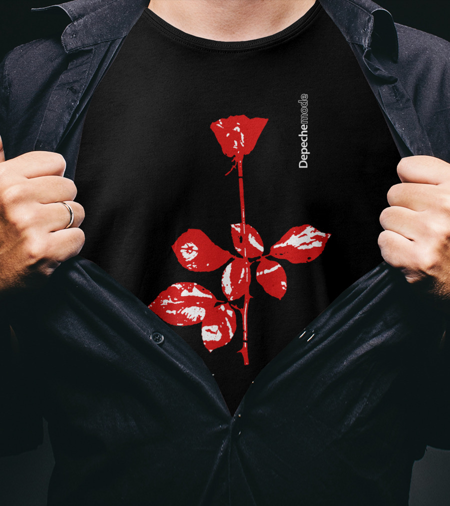 Depeche Mode Violator Red Rose T-Shirt