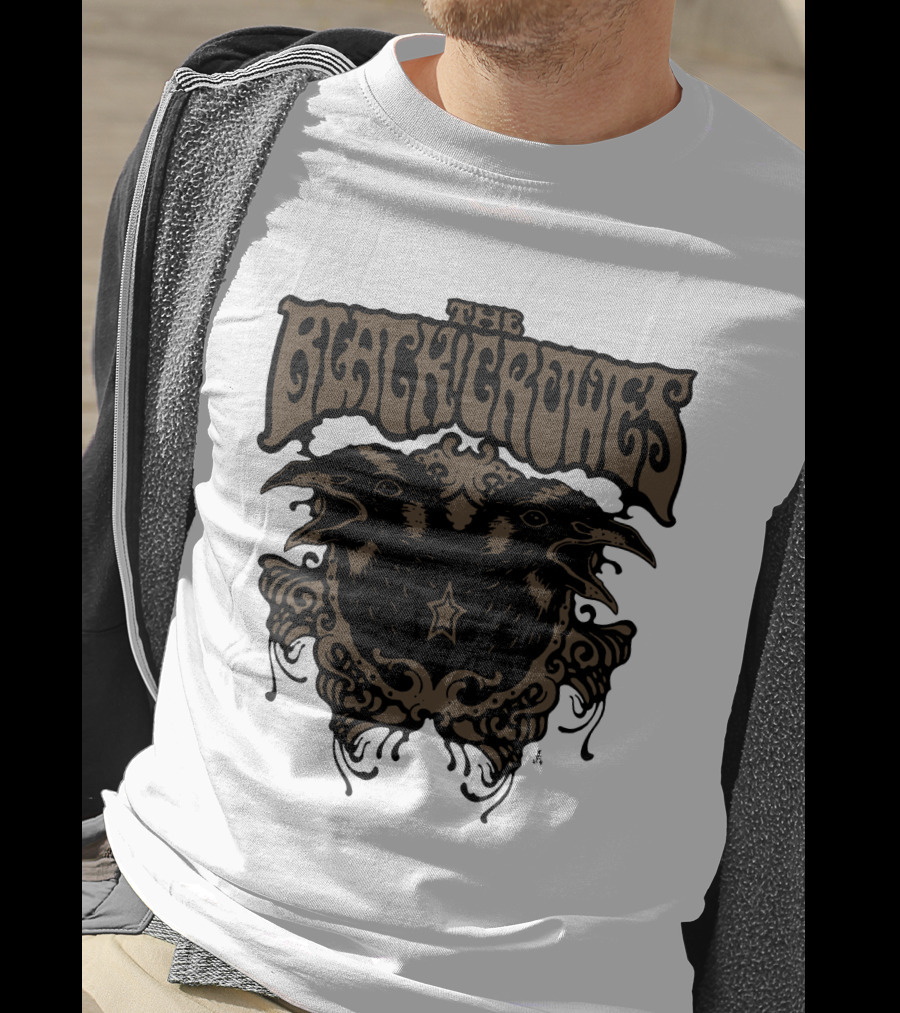 The Black Crowes Two Crows Ornate T-Shirt