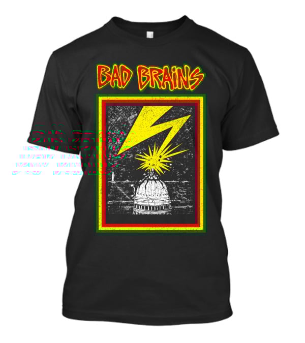 Bad Brains Capitol Lightning Bolt Explosion T-Shirt