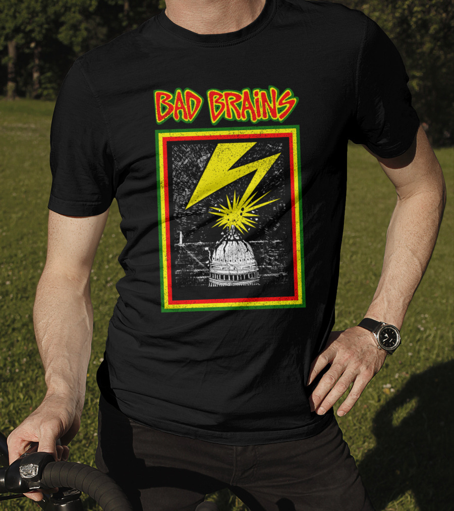 Bad Brains Capitol Lightning Bolt Explosion T-Shirt