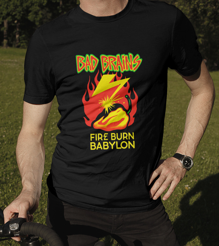 Bad Brains Fire Burn Babylon T-Shirt