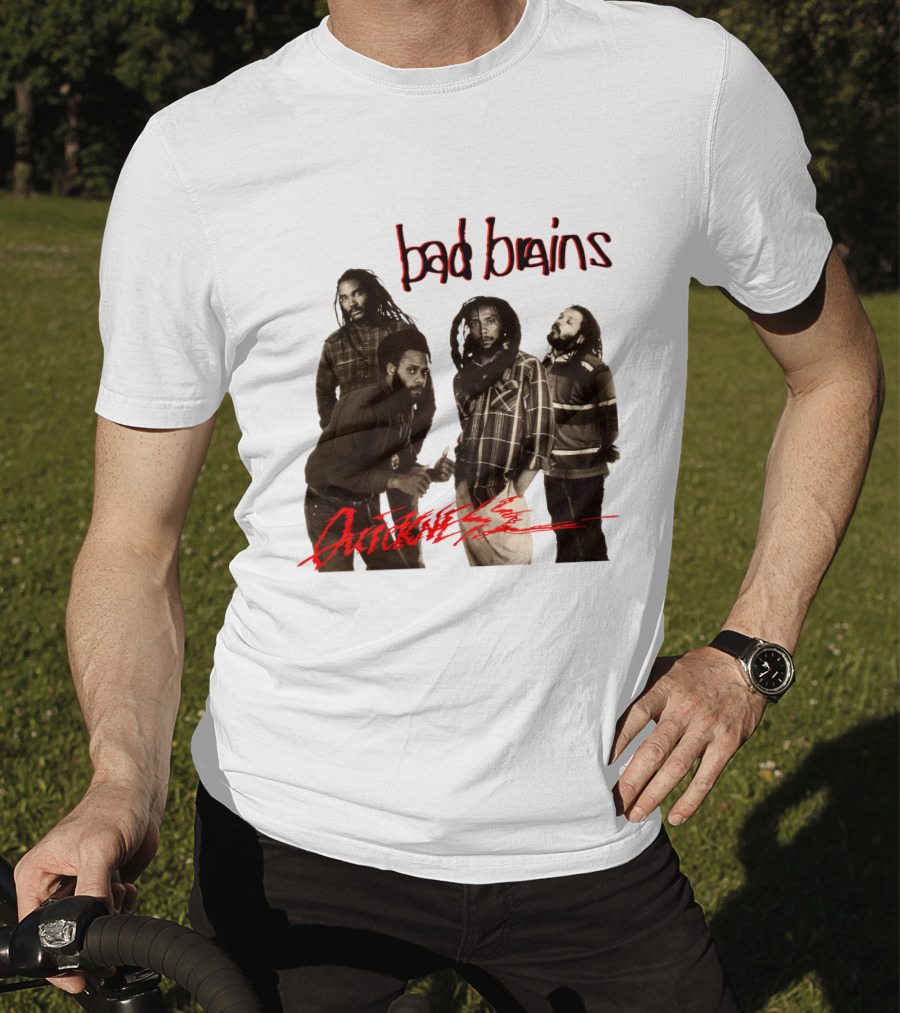 Bad Brains Attitude Vintage Band Photo T-Shirt