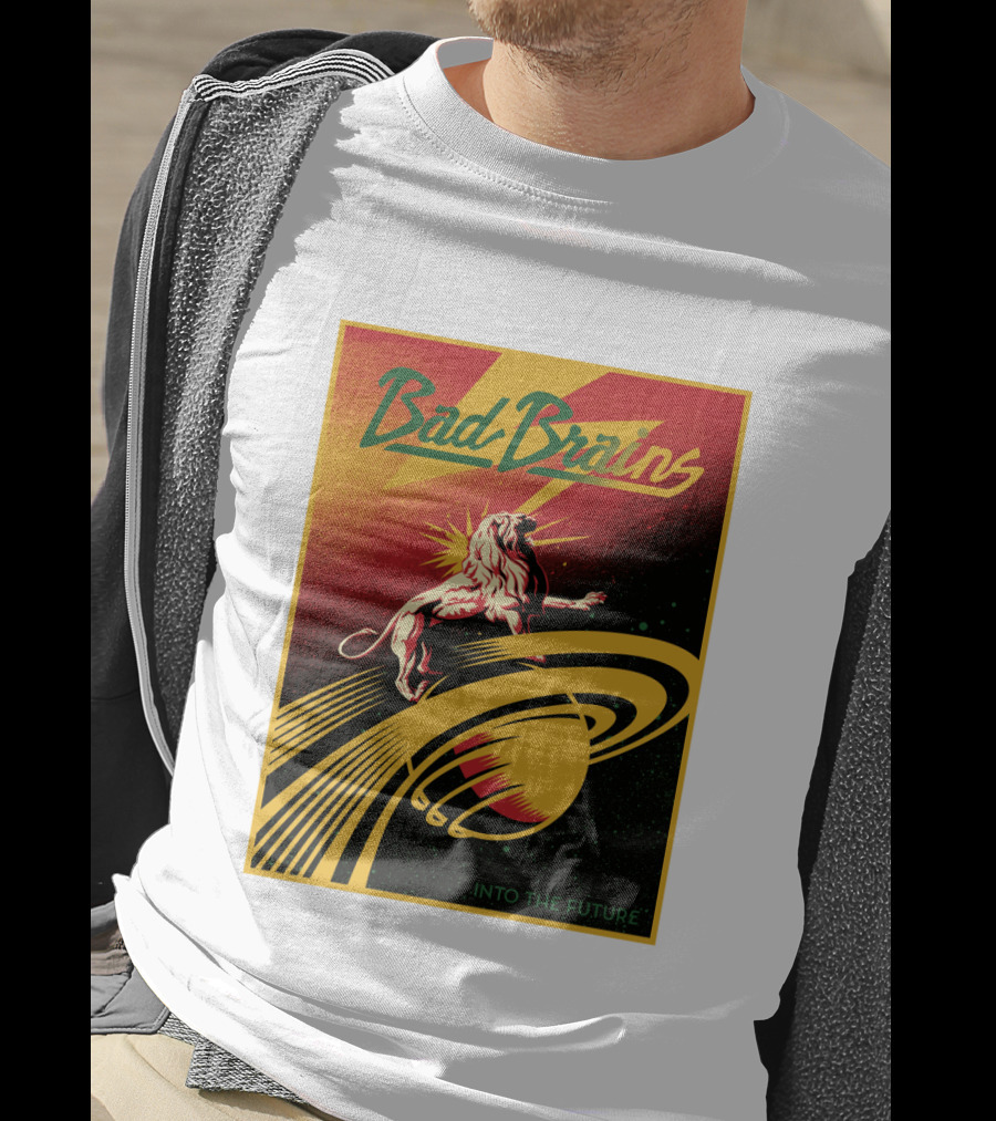 Bad Brains Into The Future Lion And Saturn T-Shirt