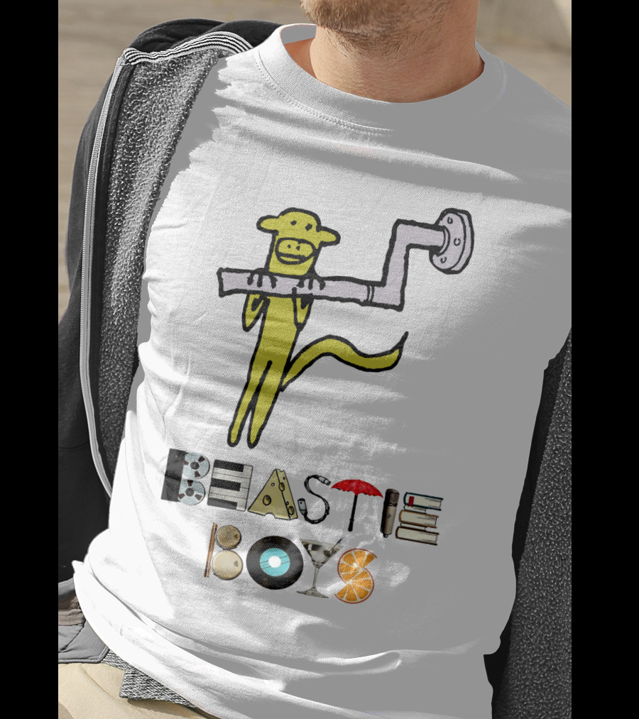 Beastie Boys Monkey And Pipe With Iconic Letters T-Shirt