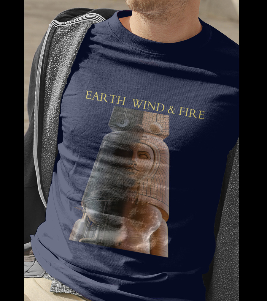 Earth Wind & Fire Iconic Futuristic Egyptian Pharaoh T-Shirt