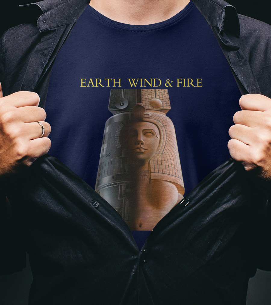 Earth Wind & Fire Iconic Futuristic Egyptian Pharaoh T-Shirt