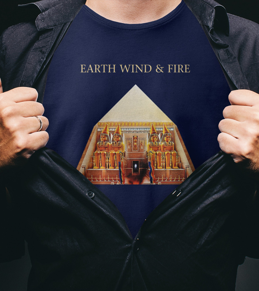 Earth Wind & Fire Pyramid Egyptian Theme T-Shirt