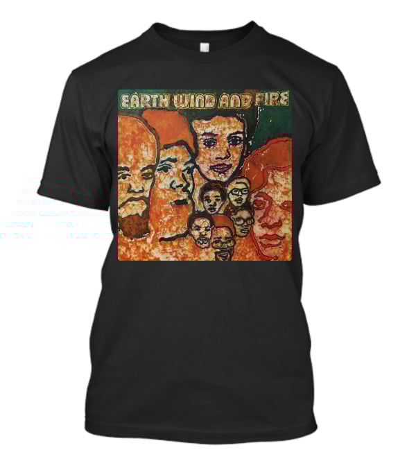 Earth Wind And Fire Album Cover Art Faces T-Shirt