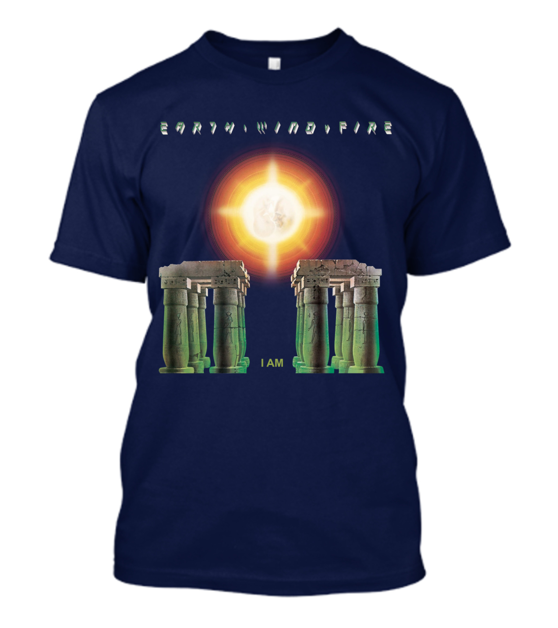 Earth Wind Fire I Am Sun Stonehenge Concept T-Shirt