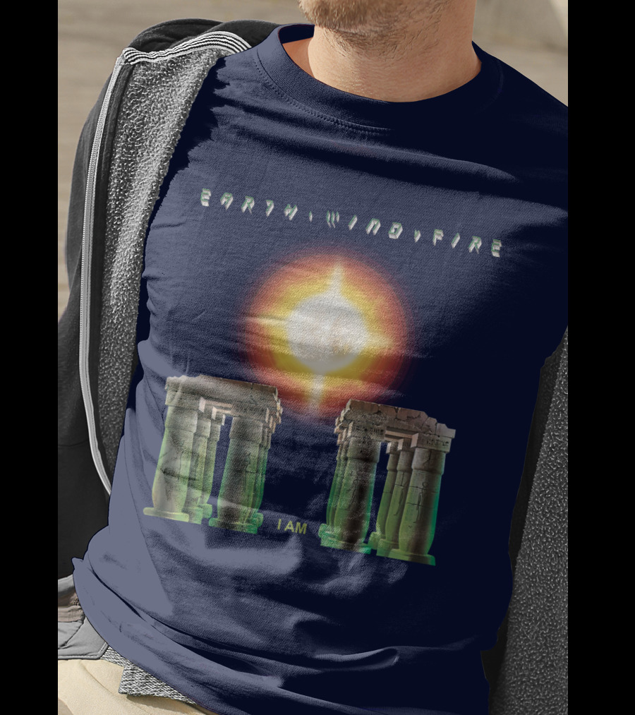 Earth Wind Fire I Am Sun Stonehenge Concept T-Shirt