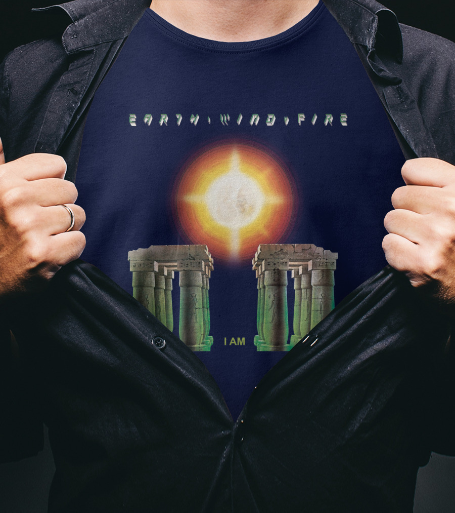 Earth Wind Fire I Am Sun Stonehenge Concept T-Shirt