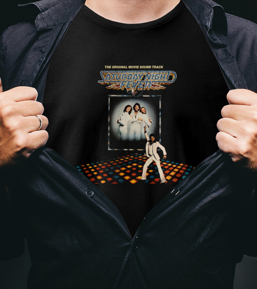 Saturday Night Fever Original Movie Soundtrack Bg T-Shirt