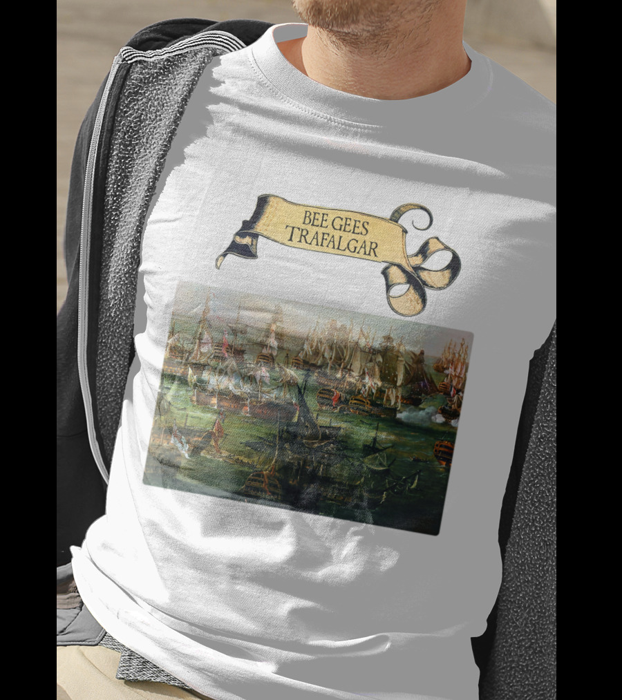 Bee Gees Trafalgar Naval Battle Scene T-Shirt