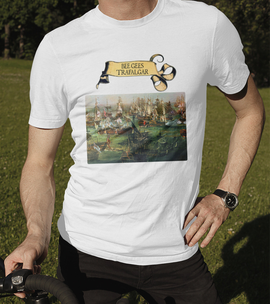 Bee Gees Trafalgar Naval Battle Scene T-Shirt