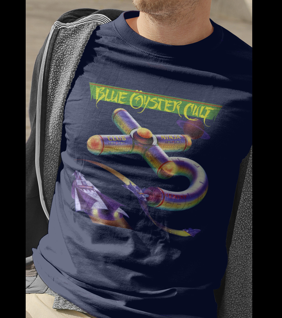 Blue Öyster Cult Club Ninja Spaceship T-Shirt