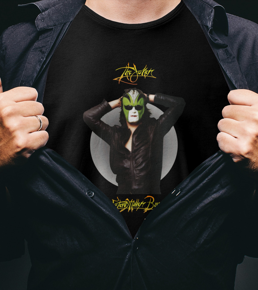 Steve Miller Band The Joker Leather Jacket Green Mask T-Shirt