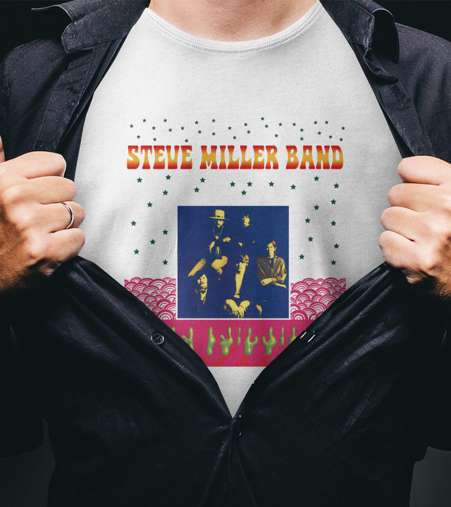 Steve Miller Band Cactus And Stars T-Shirt