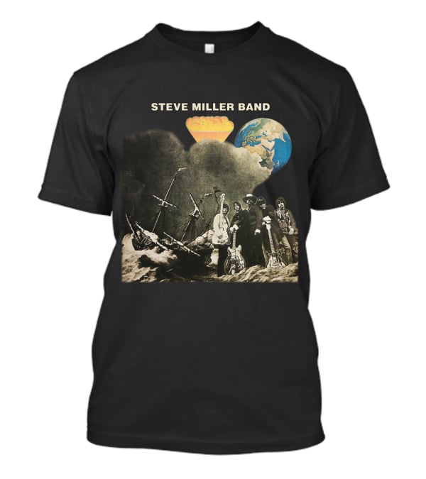Steve Miller Band Brave New World Album Cover Art T-Shirt