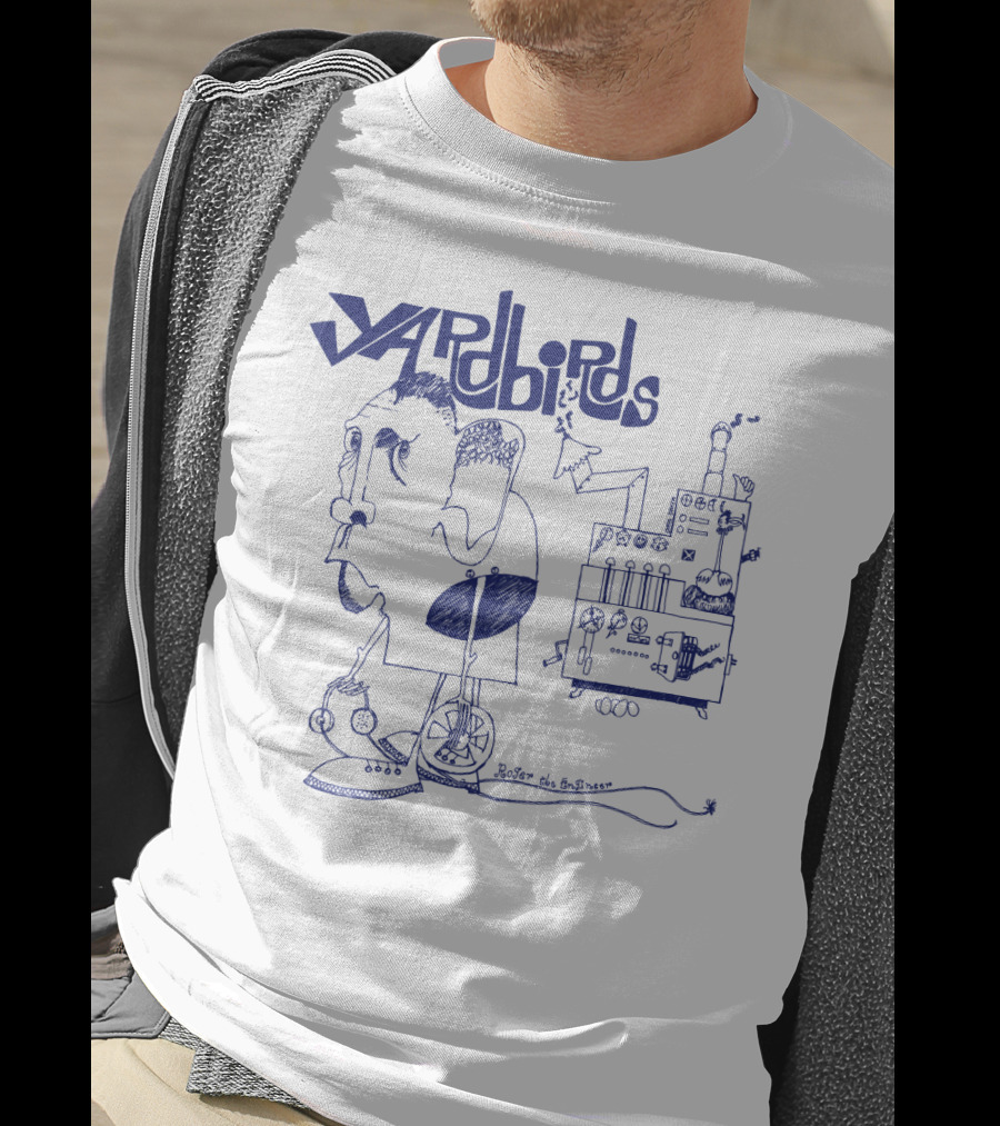Yardbirds Poster Artwork By Roger The Engineer T-Shirt
