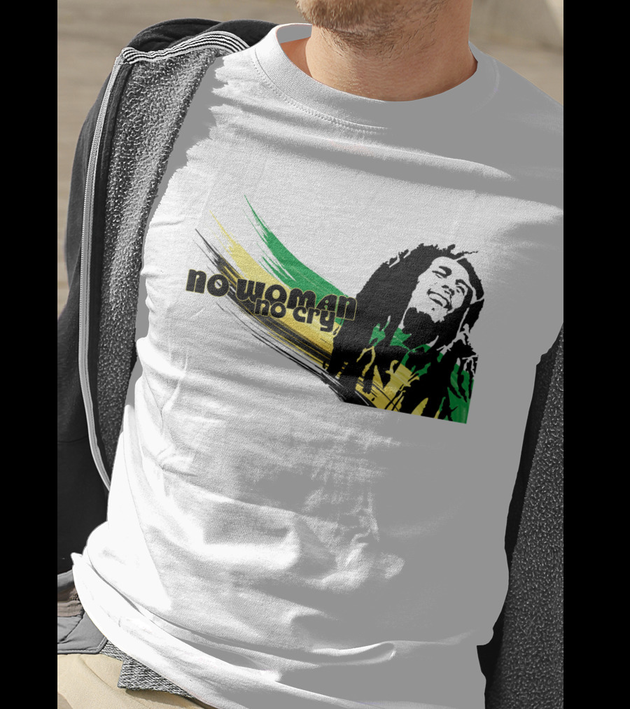 No Woman No Cry Rasta Colors T-Shirt