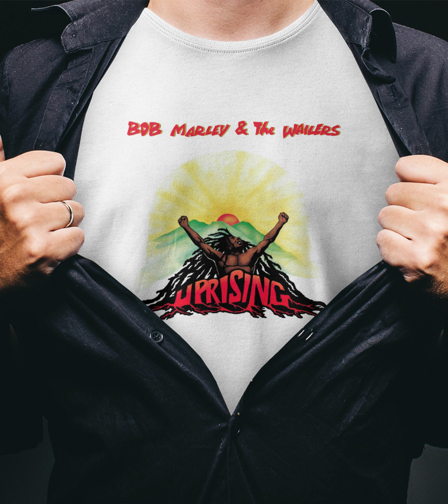 Bob Marley & The Wailers Uprising Sun Mountain Freedom T-Shirt