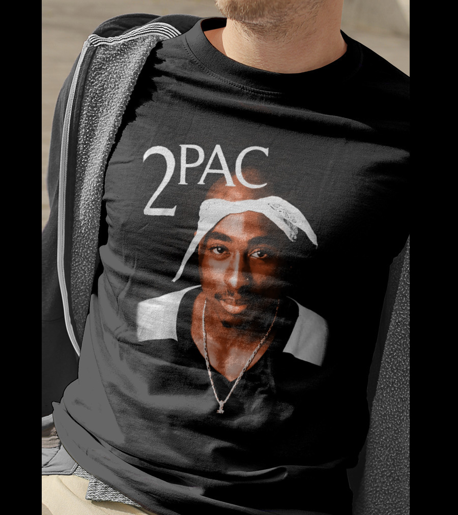 2Pac Bandana Portrait T-Shirt