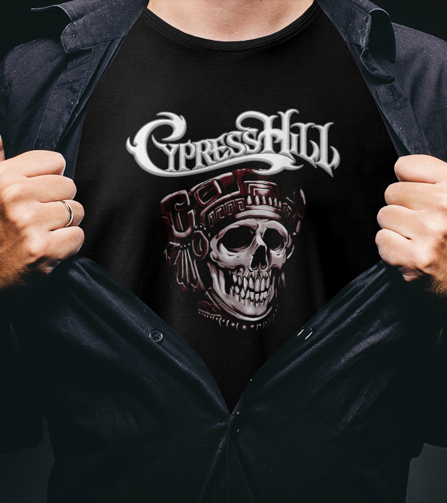 Cypress Hill Aztec Skull T-Shirt