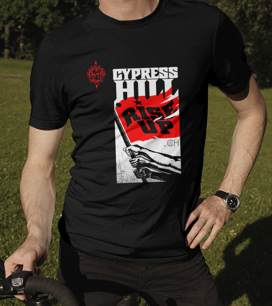Cypress Hill Rise Up Red Flag Image Cph T-Shirt