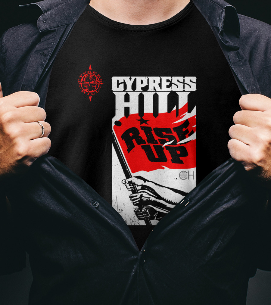 Cypress Hill Rise Up Red Flag Image Cph T-Shirt