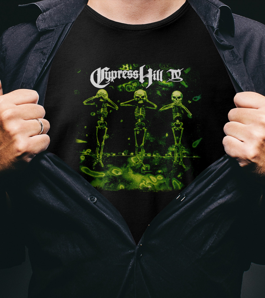 Cypress Hill Iv Skeleton Trio T-Shirt