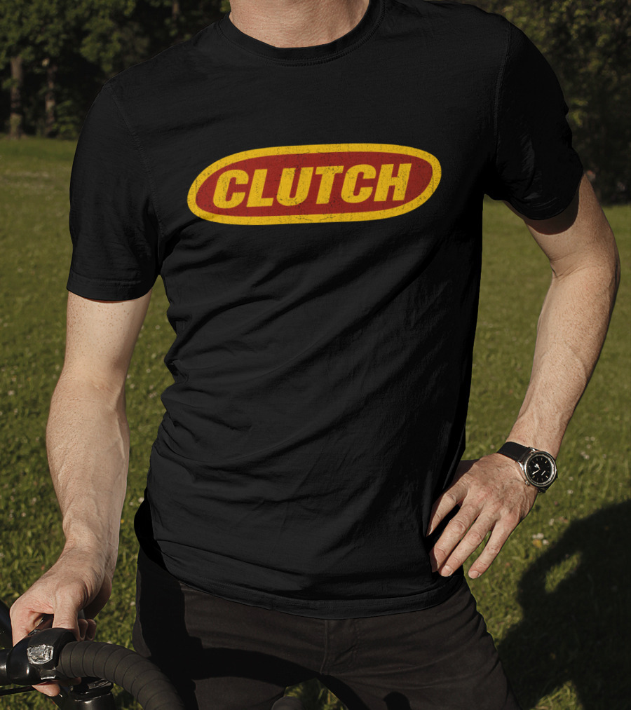 Clutch Retro Oval T-Shirt