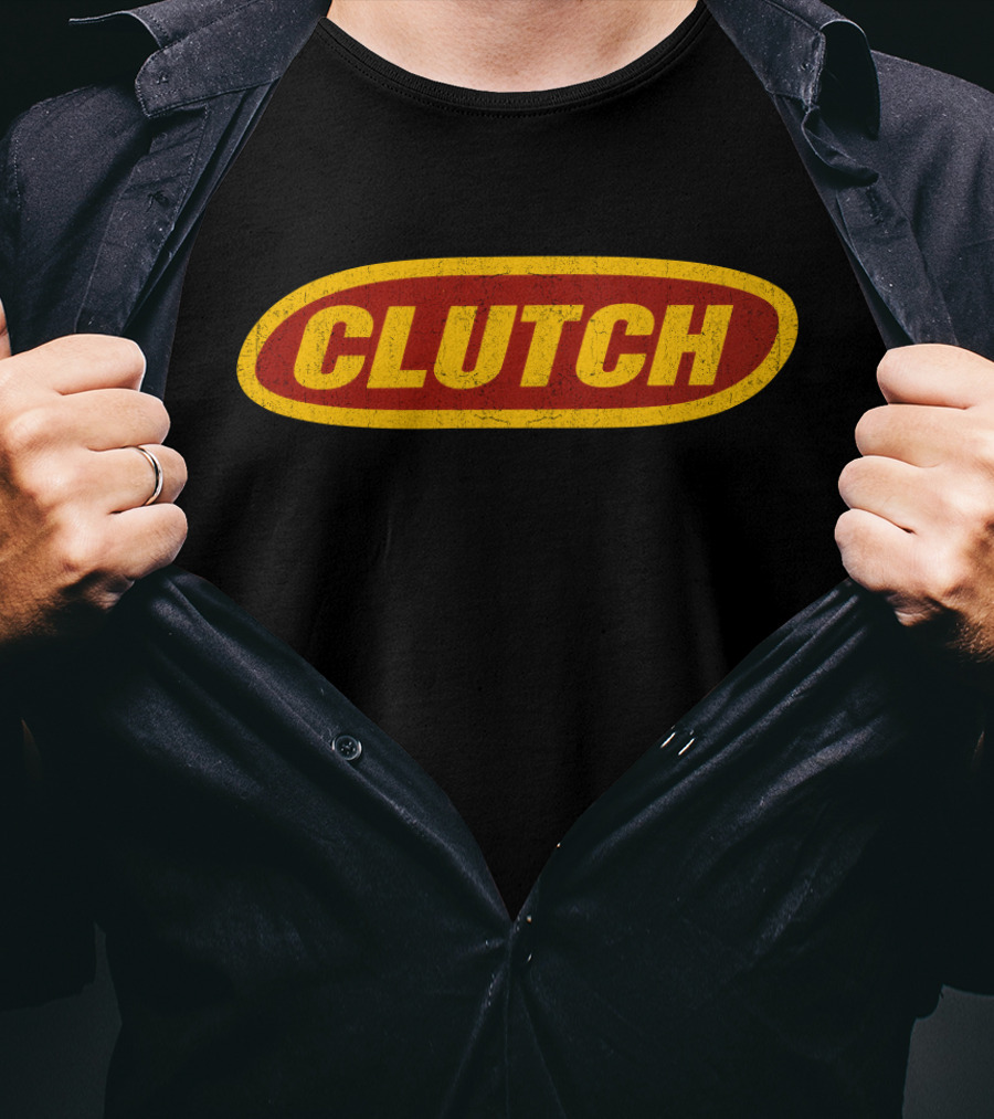 Clutch Retro Oval T-Shirt