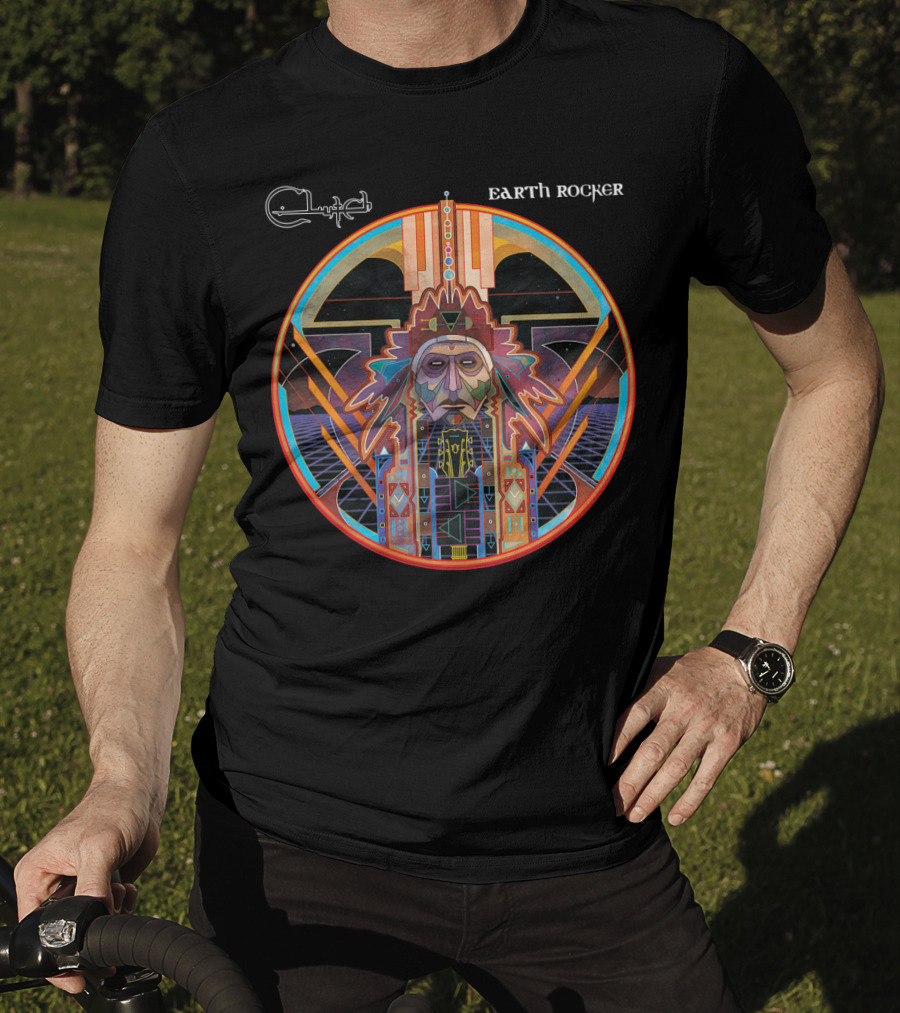 Clutch Earth Rocker Psychedelic Album Art T-Shirt