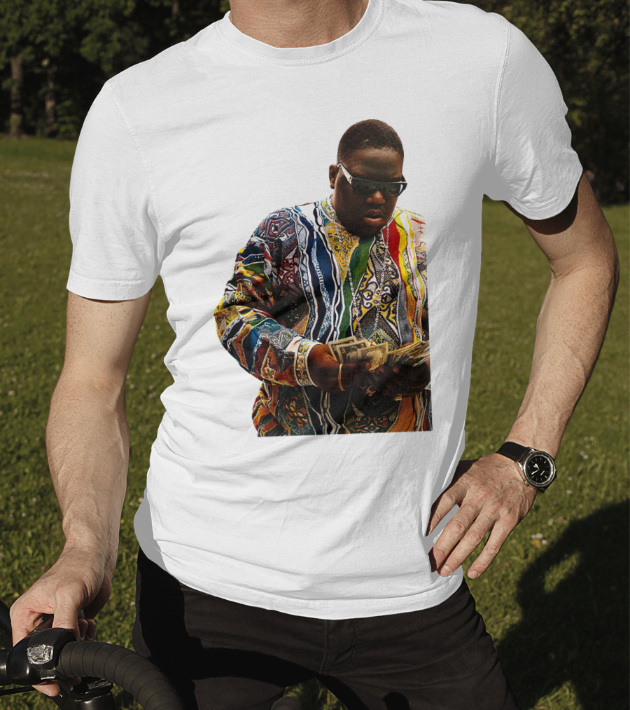 Colorful Sweater Money Counting Sunglasses T-Shirt