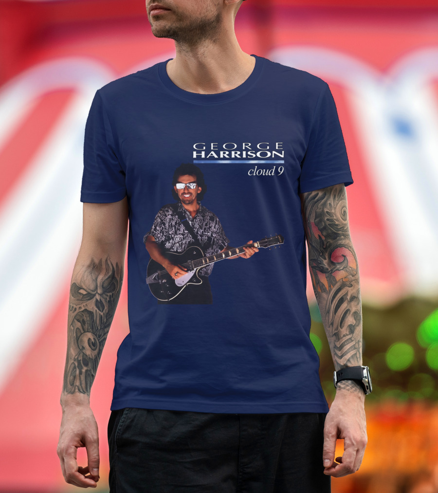 George Harrison Cloud 9 Album Art T-Shirt