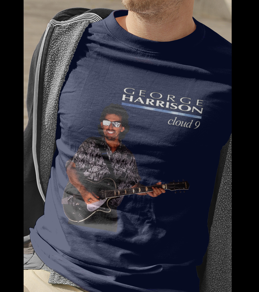 George Harrison Cloud 9 Album Art T-Shirt